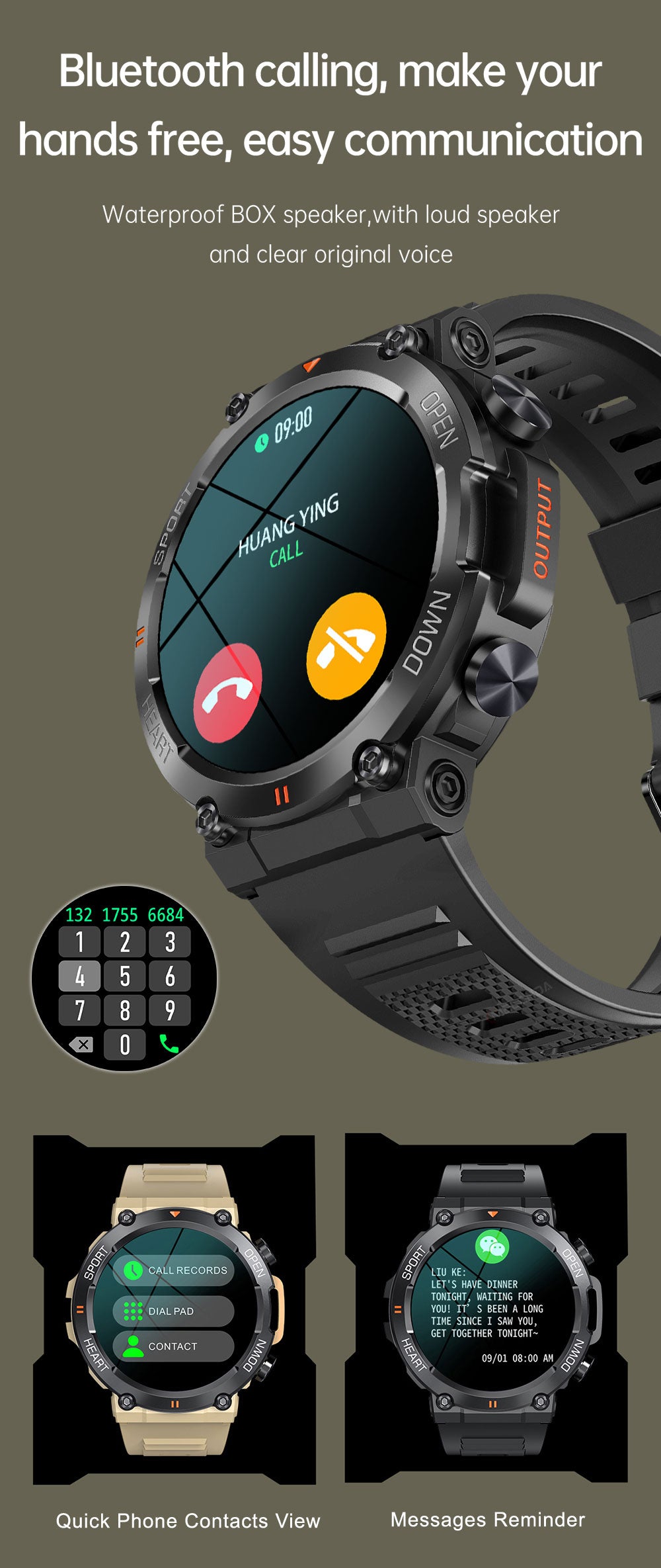 SkullRider HD Smartwatch