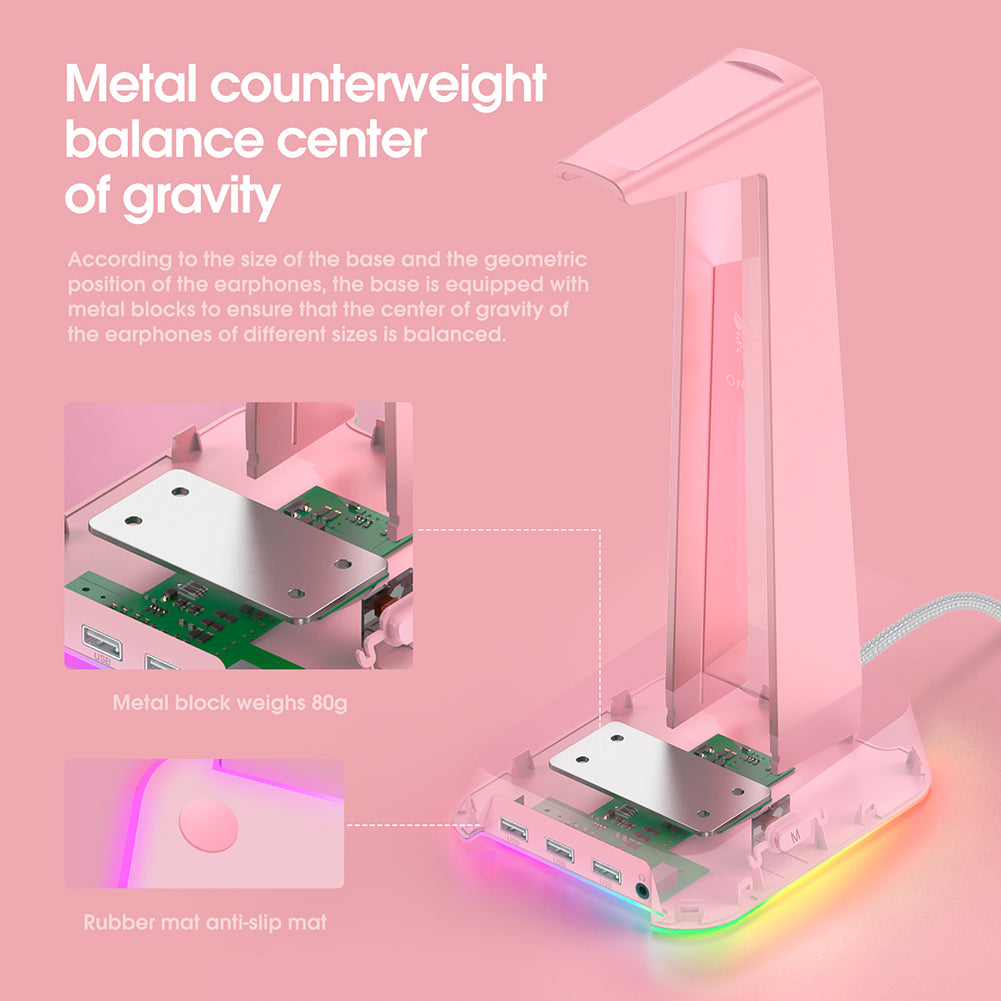 LumiStand Pro RGB Headset Display Stand