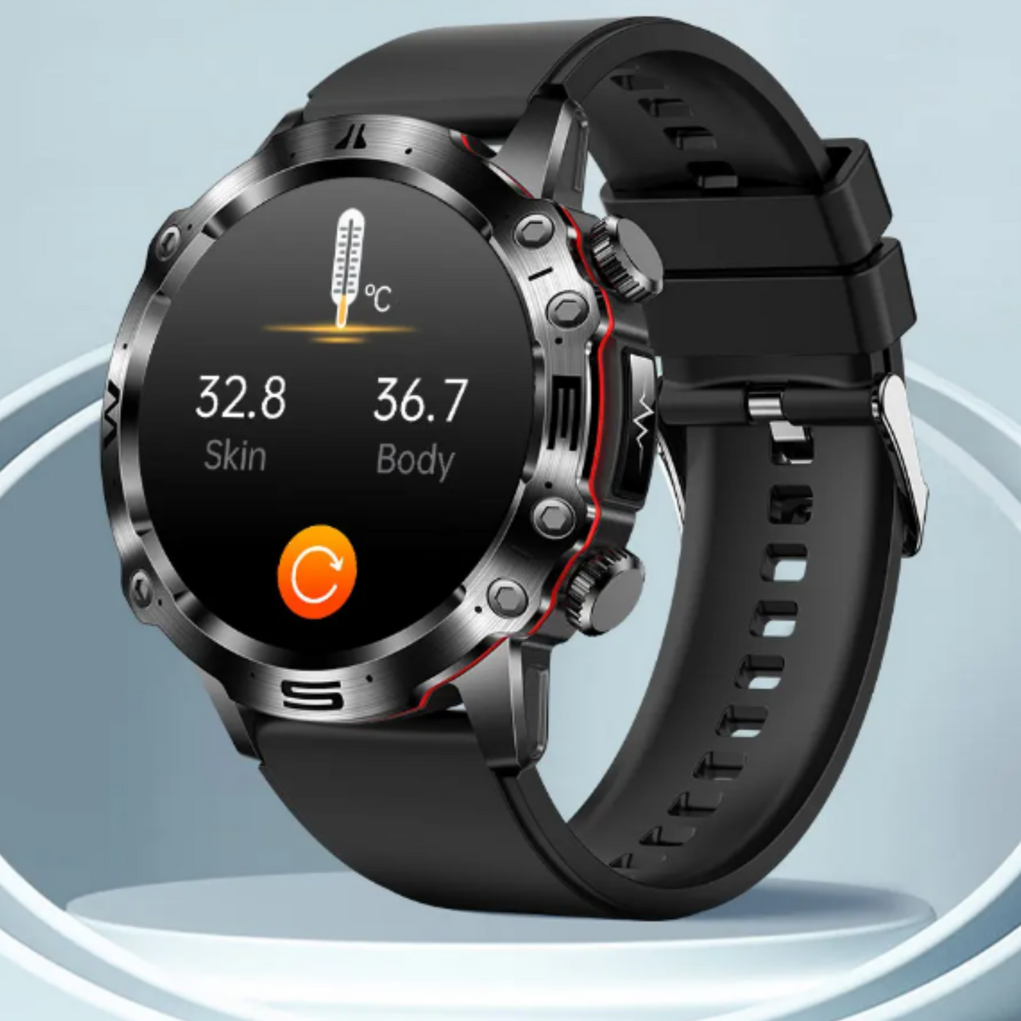 HealthGuard All in One  Artificial Intelligence Smartwatch