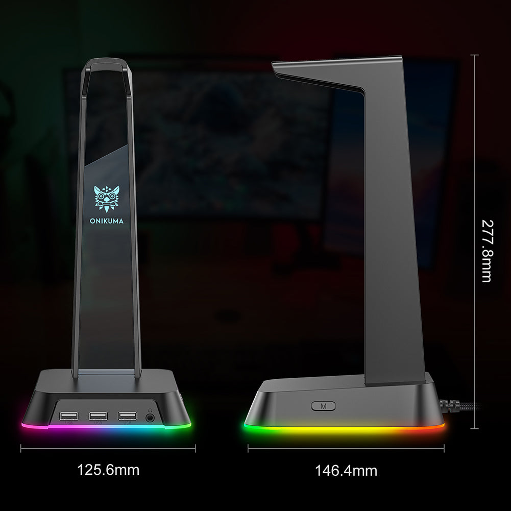 LumiStand Pro RGB Headset Display Stand