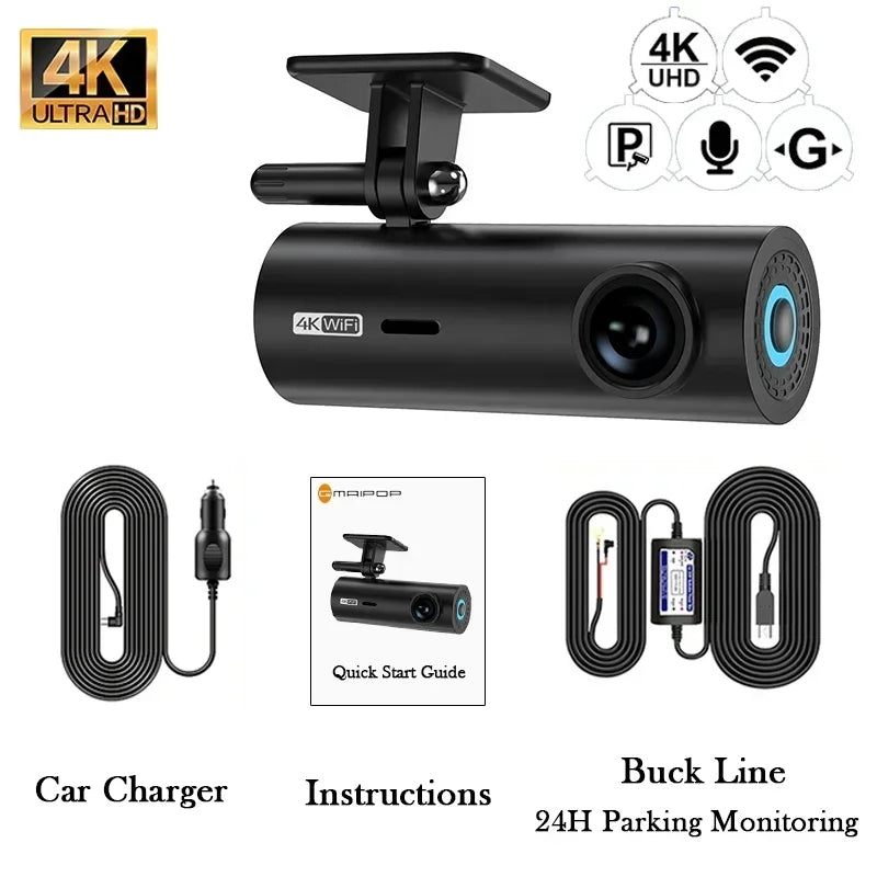 4K Ultra HD WiFi Dash Cam