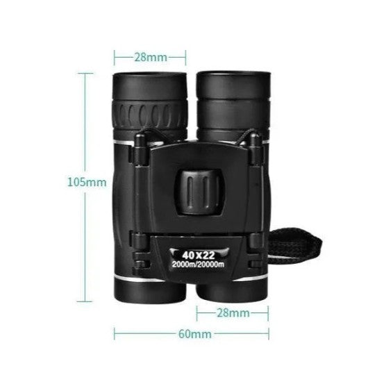 Compact Military HD 40x22 Binoculars Professional Hunting Telescope